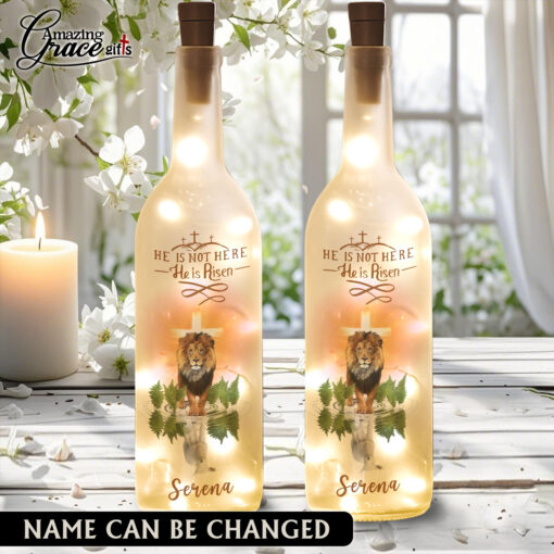 He Is Not Here He Is Risen - Bottle Light - AGG2717