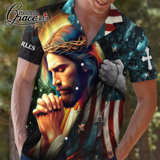 God Takes Time To Listen If Someone Takes Time To Pray - Hawaii Shirt - AGG2718 - Image 2
