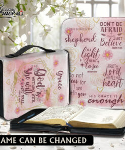 God Is Within Her She Will Not Fall | Personalized Bible Cover Size 2XL