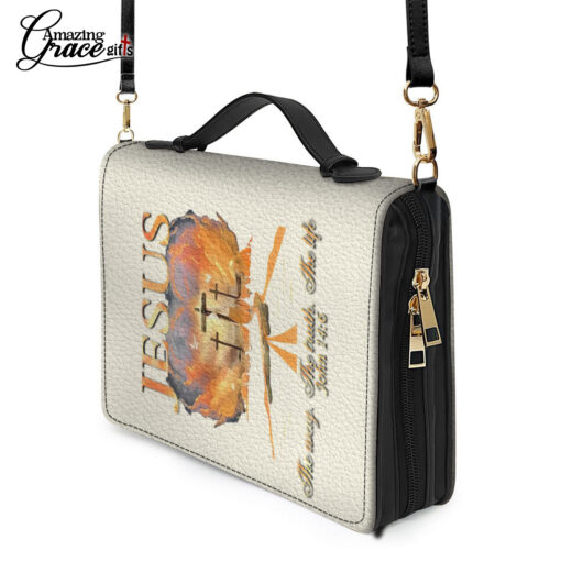 Jesus The Way The Truth The Life | Personalized Bible Cover Size 2XL - Image 9