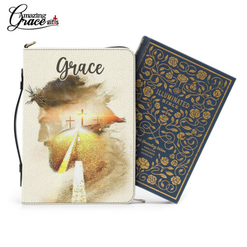 Jesus The Way The Truth The Life | Personalized Bible Cover Size 2XL - Image 8