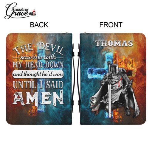 The Devil Thought He Won Until I Said Amen - Bible Cover XL - Image 9