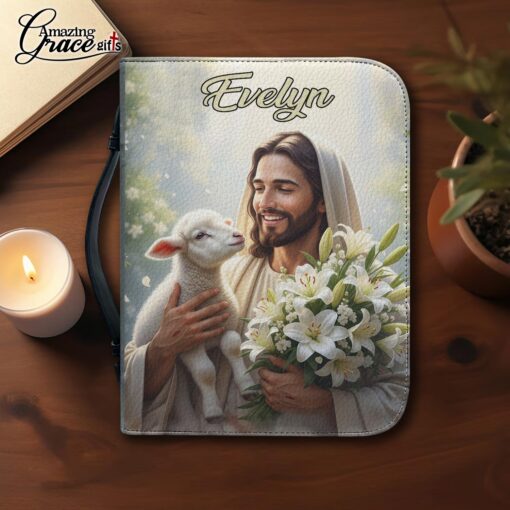 Sheep Jesus He Is Risen - Bible Cover XL - Image 3