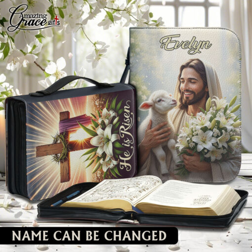 Sheep Jesus He Is Risen - Bible Cover XL