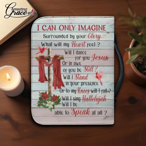 Cardinal A Big Piece Of My Heart Lives In Heaven  - Bible Cover M - Image 4
