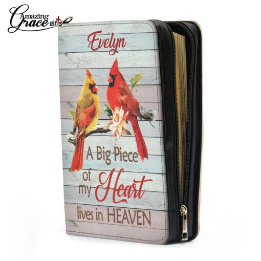 Cardinal A Big Piece Of My Heart Lives In Heaven  - Bible Cover M - Image 7