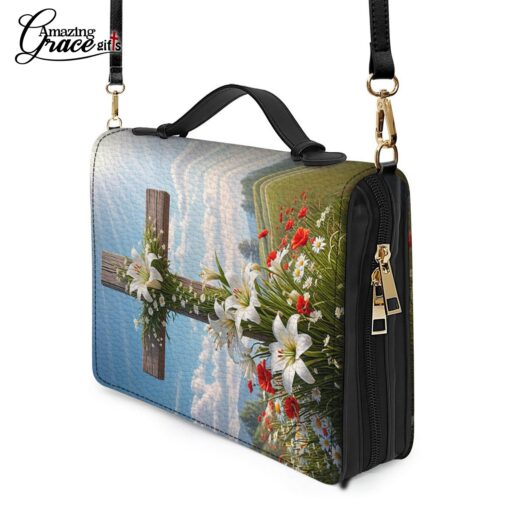 God Says You Are Lily Christ Cross Lilies Flower - Bible Cover M - Image 8