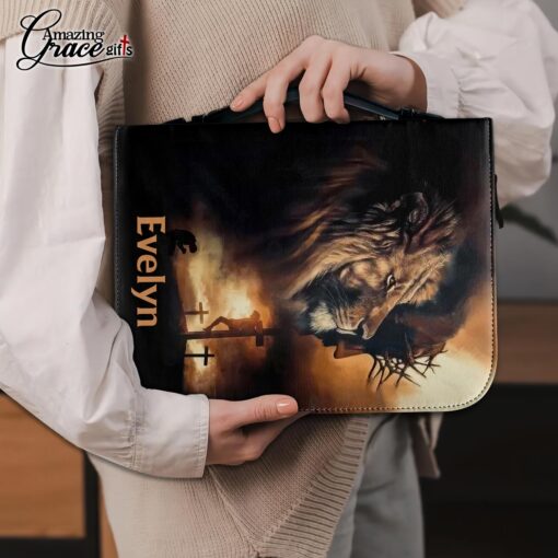 Lion Jesus Born As A Baby Coming Back As A King  - Bible Cover XL - Image 5