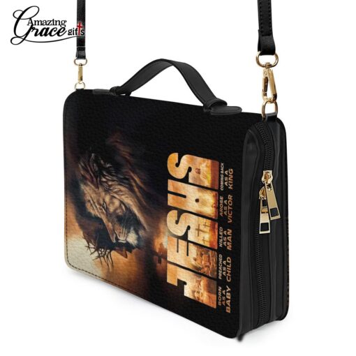 Lion Jesus Born As A Baby Coming Back As A King  - Bible Cover XL - Image 8