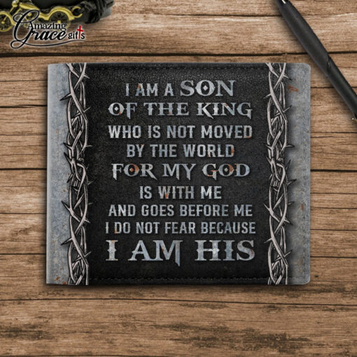 Lion Warrior Man Of God I Am His Jesus - Man Wallet - AGG2758 - Image 3