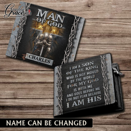 Lion Warrior Man Of God I Am His Jesus - Man Wallet - AGG2758