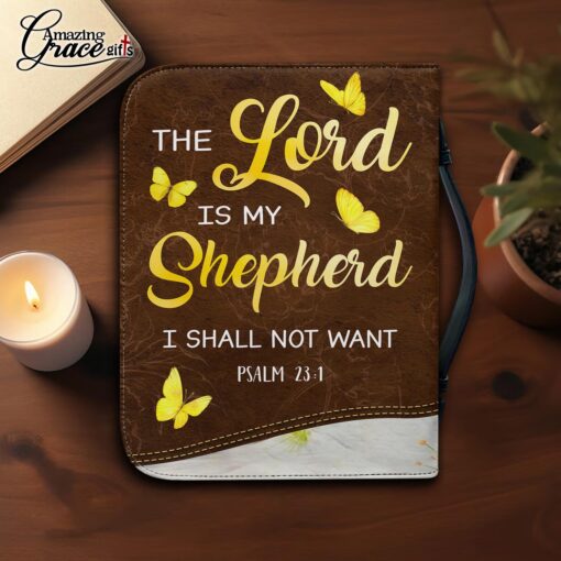 The Lord Is My Shepherd I Shall Not Want - Bible Cover M - Image 4