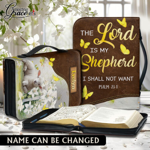 The Lord Is My Shepherd I Shall Not Want - Bible Cover M