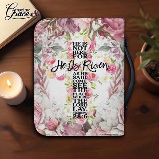 Flowers You Are His Masterpiece Jesus Christ - Bible Cover 2XL - Image 4