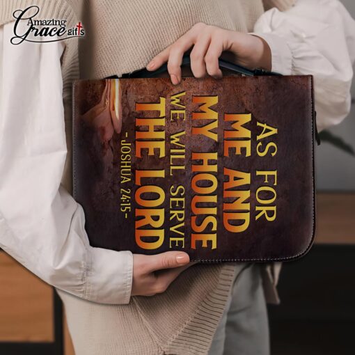As For Me And For My House We Will Serve The Lord - Bible Cover 2XL - Image 5