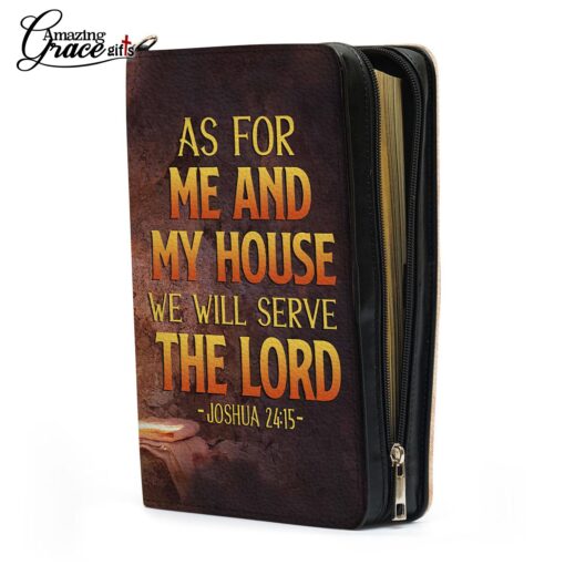 As For Me And For My House We Will Serve The Lord - Bible Cover 2XL - Image 7