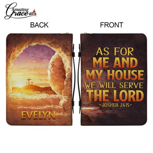 As For Me And For My House We Will Serve The Lord - Bible Cover 2XL - Image 9