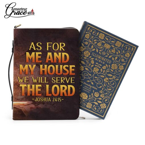 As For Me And For My House We Will Serve The Lord - Bible Cover 2XL - Image 10