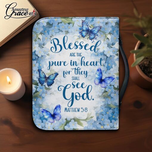Blessed Are The Pure In The Heart For They Shall See God - Bible Cover 2XL - Image 4