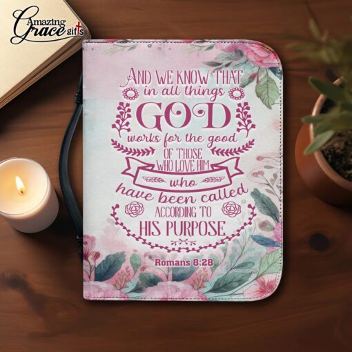 In All Things God Works For The Good - Bible Cover M - Image 3