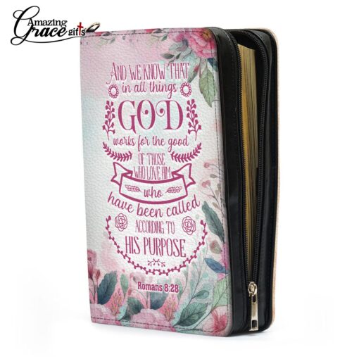 In All Things God Works For The Good - Bible Cover M - Image 7