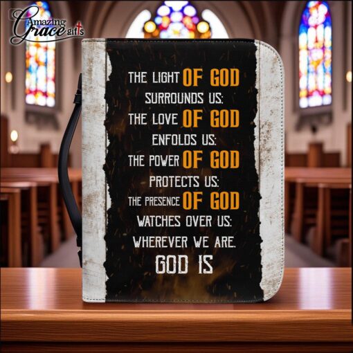The Light Of God Surrounds Us Jesus Christ - Bible Cover 2XL - Image 2