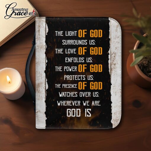 The Light Of God Surrounds Us Jesus Christ - Bible Cover 2XL - Image 3