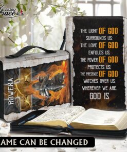 The Light Of God Surrounds Us Jesus Christ - Bible Cover 2XL