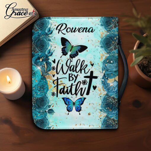 Walk By Faith Jesus Christ - Bible Cover L - Image 4