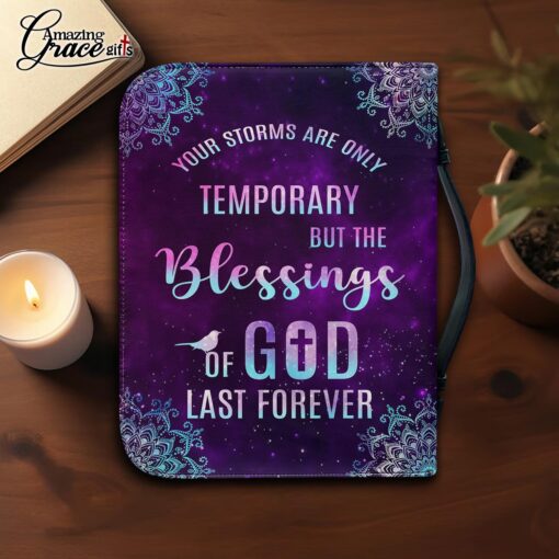 Blessings Of God Last Forever Jesus Christ - Bible Cover M - Image 4