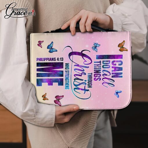 I Can Do All Things Through Christ Who Strengthens Me  - Bible Cover XL - Image 5