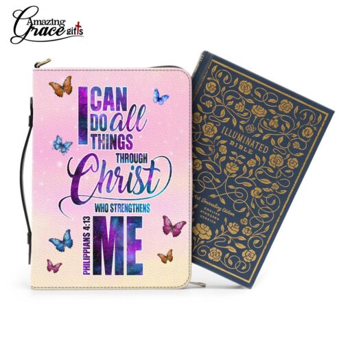 I Can Do All Things Through Christ Who Strengthens Me  - Bible Cover XL - Image 10