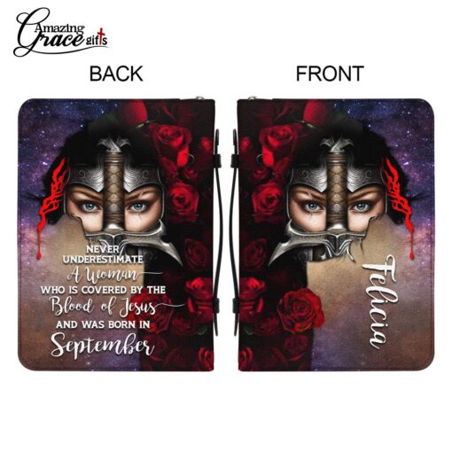 Never Underestimate A Woman Who Is Covered By The Blood Of Jesus - Bible Cover 2XL - Image 9