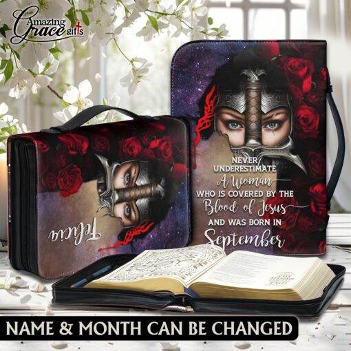 Never Underestimate A Woman Who Is Covered By The Blood Of Jesus - Bible Cover 2XL