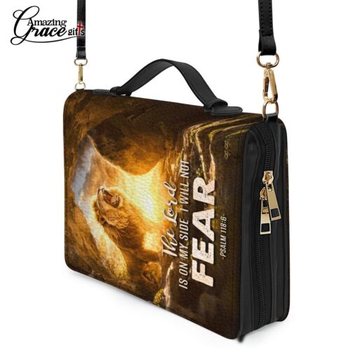 Lion The Lord Is On My Side I Will Not Fear - Bible Cover 2XL - Image 8