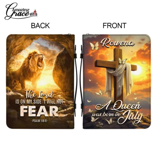 Lion The Lord Is On My Side I Will Not Fear - Bible Cover 2XL - Image 9