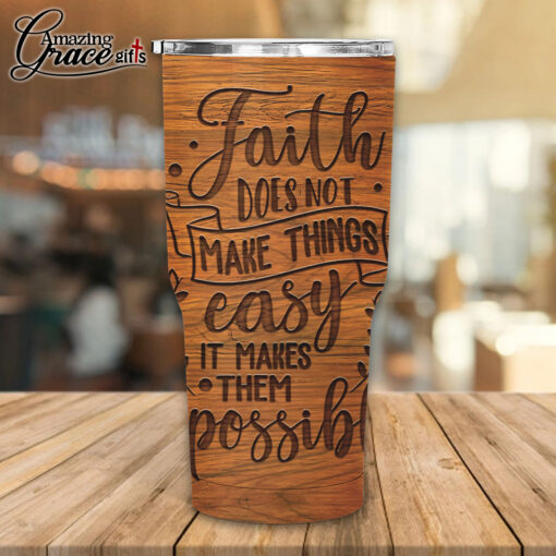 God Did Not Create You To Blend In - Stainless Steel Tumbler 30oz - Image 2