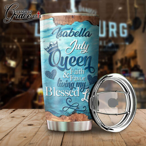 Ocean Jesus Is The Anchor Of My Soul  - Stainless Steel Tumbler 20oz - Image 4