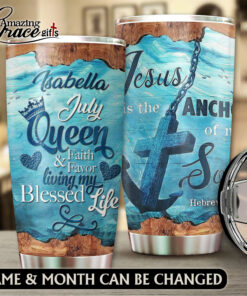 Ocean Jesus Is The Anchor Of My Soul  - Stainless Steel Tumbler 20oz