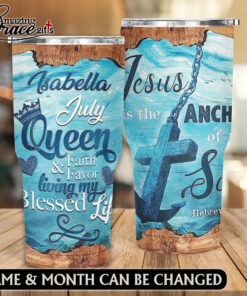 Ocean Jesus Is The Anchor Of My Soul  - Stainless Steel Tumbler 30oz