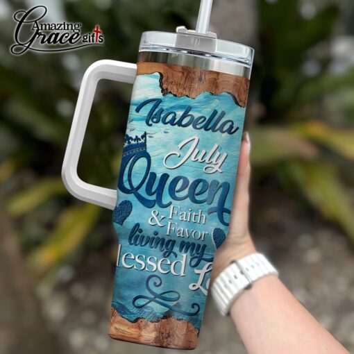 Ocean Jesus Is The Anchor Of My Soul  - Stainless Steel Tumbler 40oz - Image 4