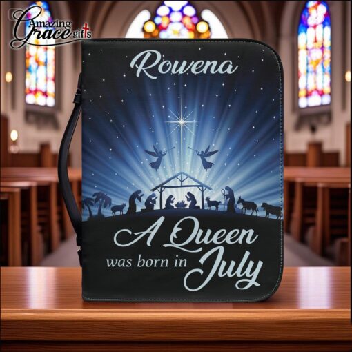 Oh Come Let Us Adore Him Jesus Christ Nativity Scene - Bible Cover 2XL - Image 2