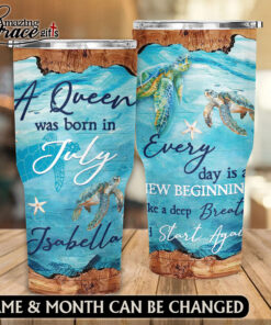 Sea Turtle Ocean Every Day Is A New Beginning - Stainless Steel Tumbler 30oz