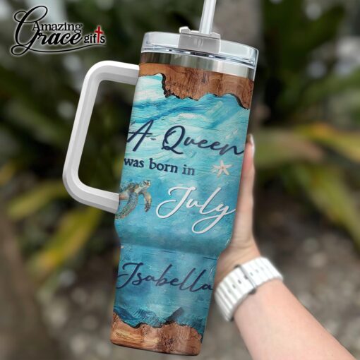 Sea Turtle Ocean Every Day Is A New Beginning - Stainless Steel Tumbler 40oz - Image 4