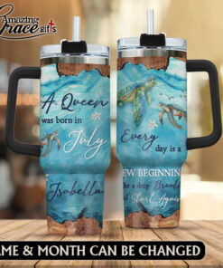 Sea Turtle Ocean Every Day Is A New Beginning - Stainless Steel Tumbler 40oz