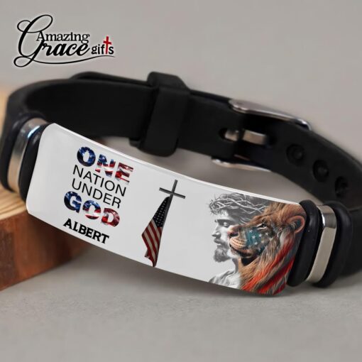One Nation Under God American Flag - Bracelet - Image 3