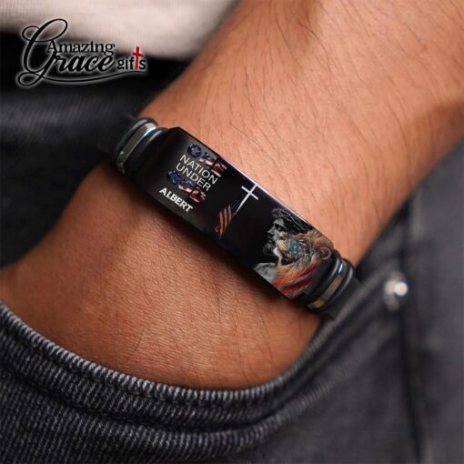 One Nation Under God American Flag - Bracelet - Image 4