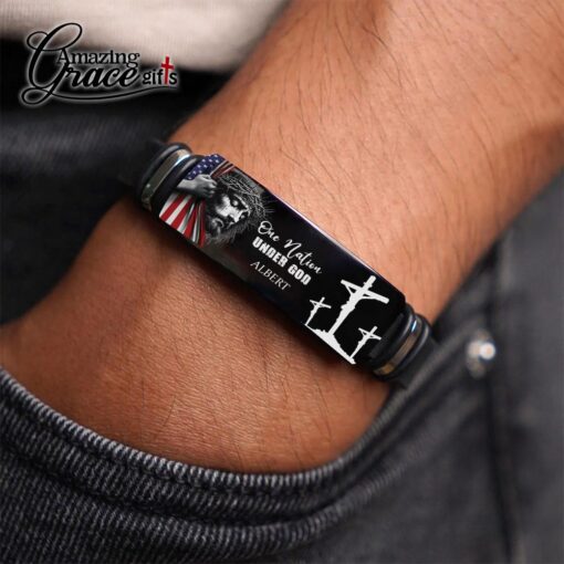 Patriotic Christian One Nation Under God  - Bracelet - Image 4