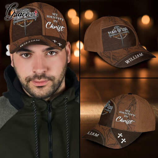 Man Of God My Identity In God  - Classic Cap - Image 3