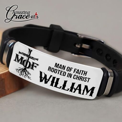 MOF Man Of Faith Rooted In Christ  - Bracelet - Image 3